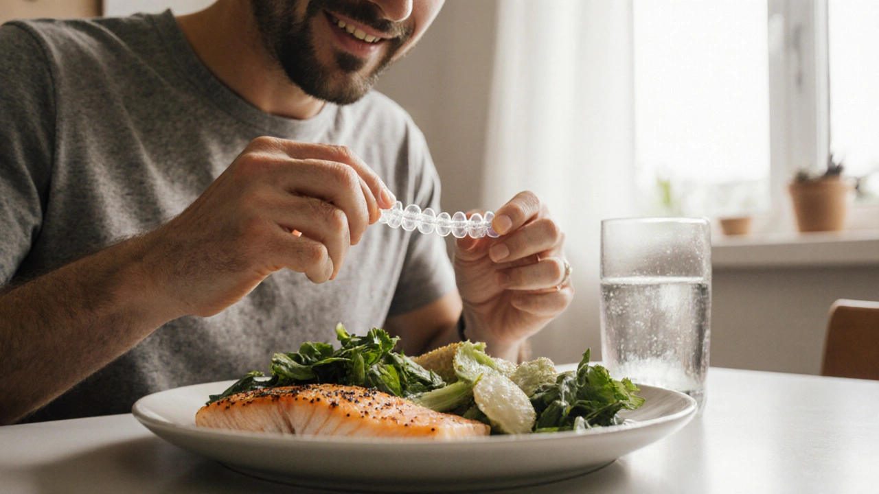 Jak neviditelná rovnátka ovlivňují vaše stravování