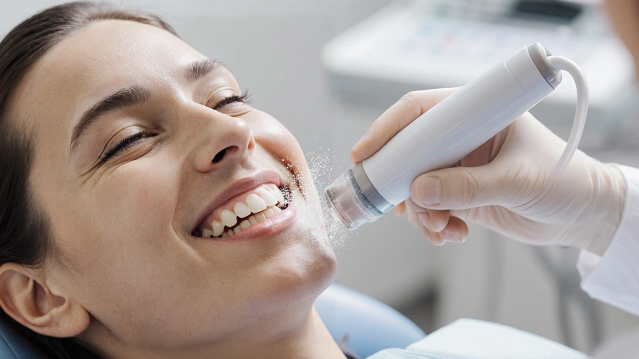 Pískování zubů: Co očekávat během a po proceduře