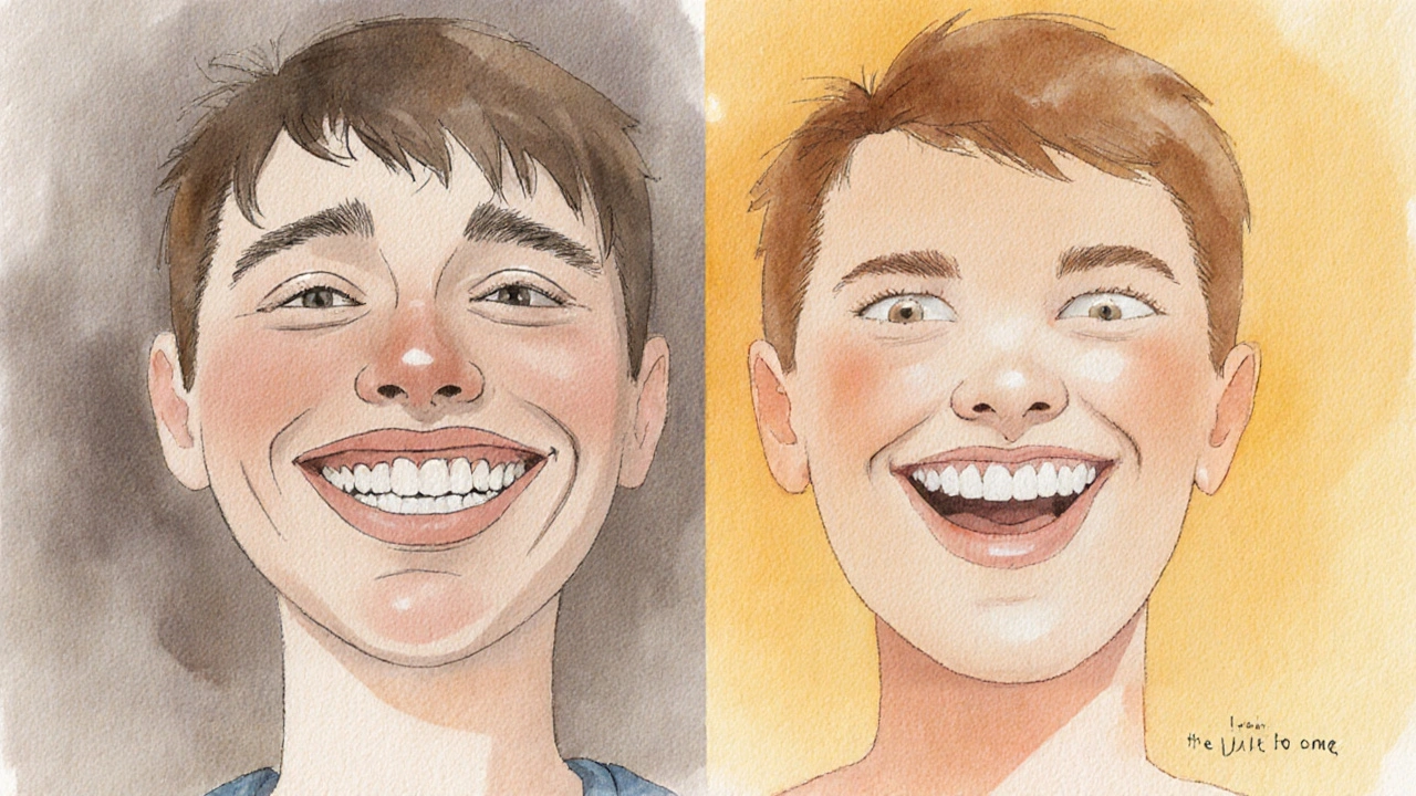 Před a po: přeměna úsměvu od sebevědomí k důvěře