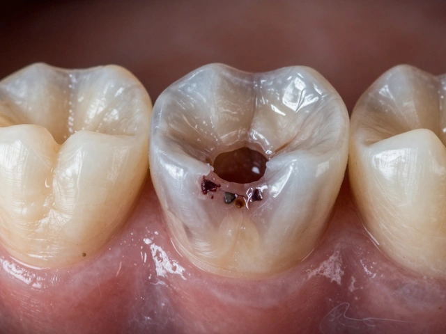 Jak vypadají zuby bez skloionomerních plomb?