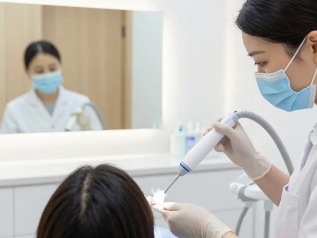 Jak se pískování zubů stalo populárním trendem v zubní péči