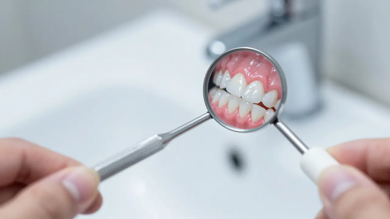 Dentální zrcátko: Jak správně kontrolovat stav zubů a detekovat deformace doma